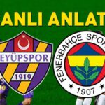 Fenerbahçe, Eyüpspor’la zorlu bir deplasman maçına çıkacak! Olası 11’ler maç öncesinde açıklandı…