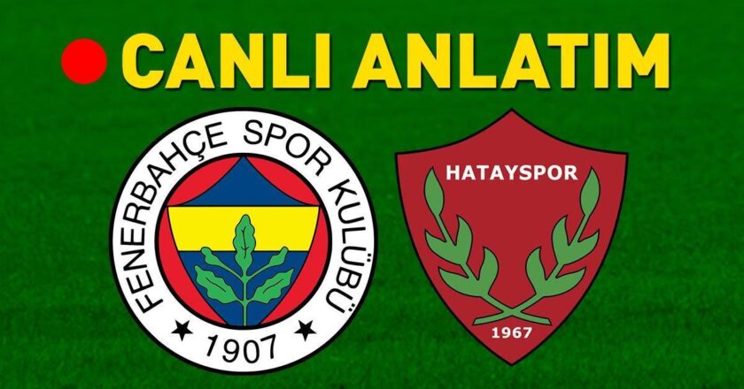 F.Bahçe, Atakaş Hatayspor’u konuk ediyor – Spor haberleri