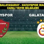 Hatayspor maçı ne zaman, saat kaçta, hangi kanalda?