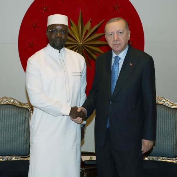 Başkan Erdoğan, Senegale Başbakanı Sonko'yu kabul etti