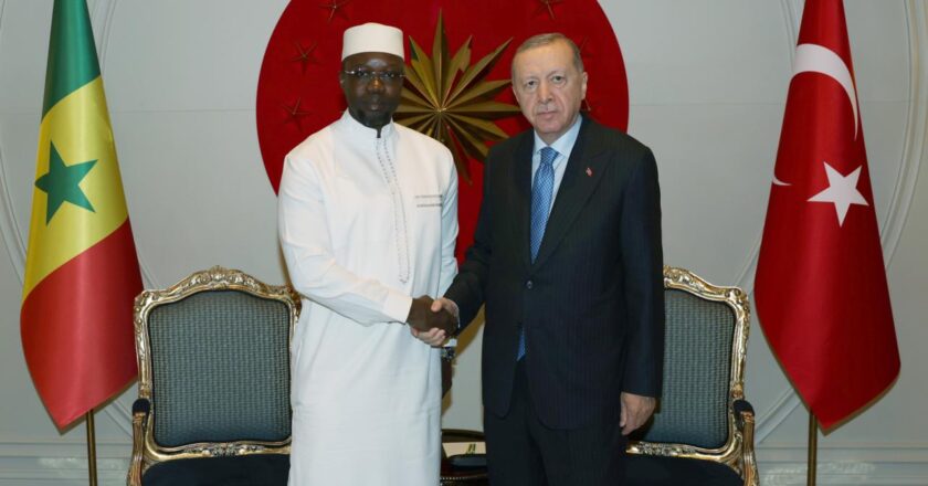Başkan Erdoğan, Senegale Başbakanı Sonko'yu kabul etti