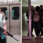 Metroda oyuncak tabancayla beni korkutup sosyal medyada paylaştı! gözaltına alındı