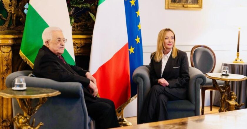 İtalya Başbakanı Meloni, Roma'da Filistin Devlet Başkanı Abbas ile görüştü Dünya Haberleri