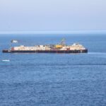 Kocaeli'de mahsur kalan gemi kurtarıldı